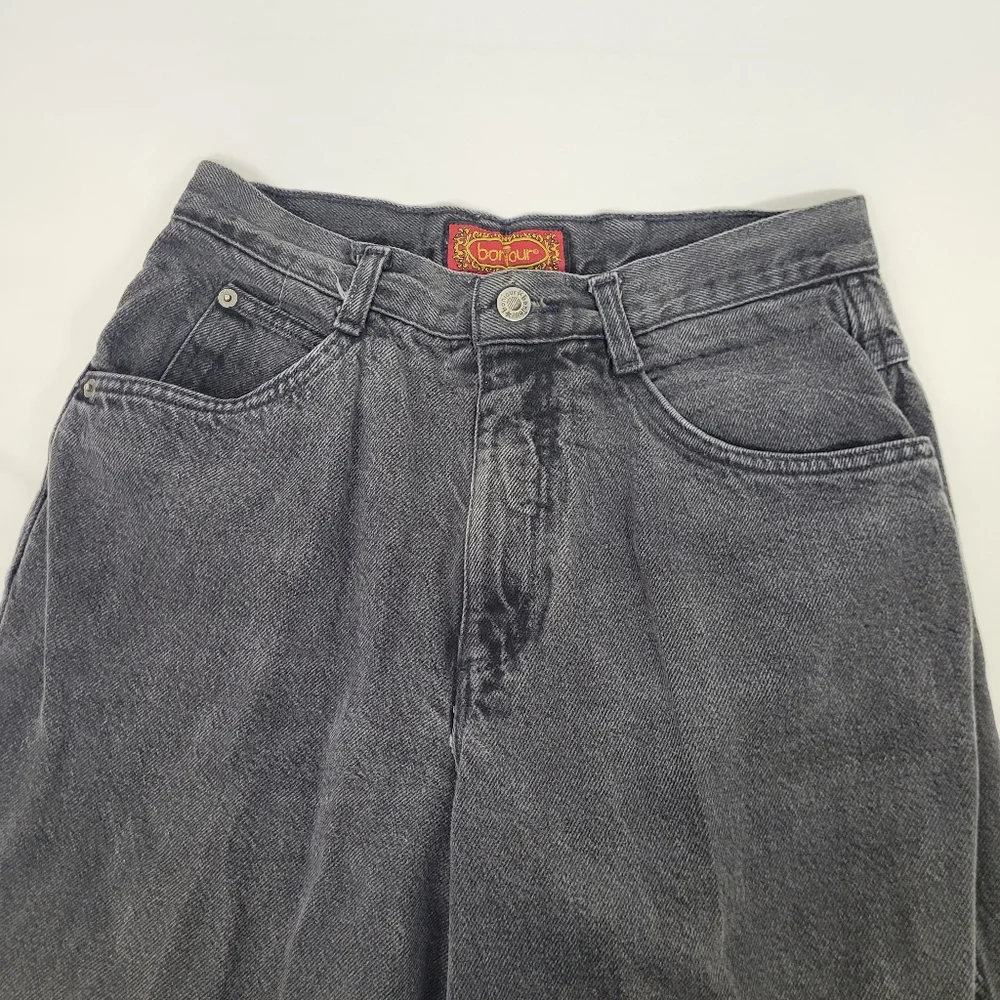 Bonjour Vintage 90s Y2k High Waist Jeans Size 11/ 12 Petite (See Measurements)